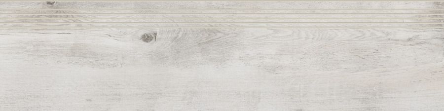 Schodovka Rako Saloon 30×120 cm bílošedá DCPVF745