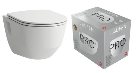 WC závěsné Laufen Pro pack Rimless včetně sedátka
