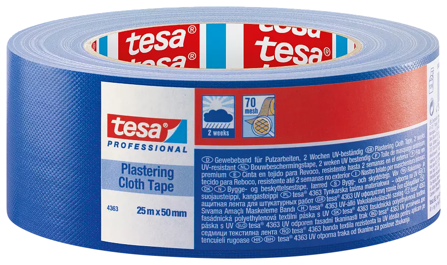 Páska maskovací Tesa 4363 50 mm/25 m modrá