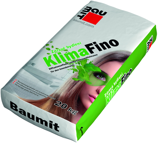 Stěrka tenkovrstvá Baumit KlimaFino vápenná 20 kg