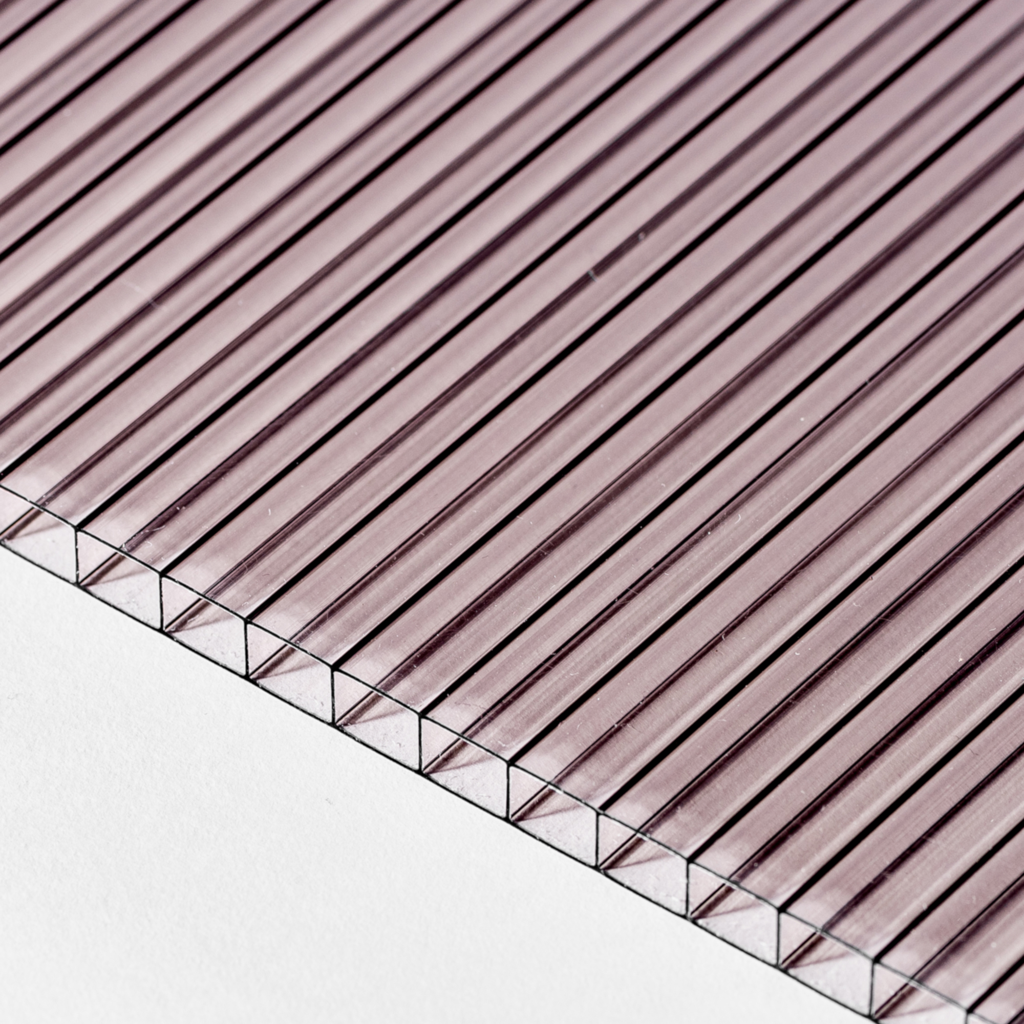 Deska polykarbonátová dutinková MULTICLEAR 6 BOX 2 WALL 1UV bronz 2100×2000 mm