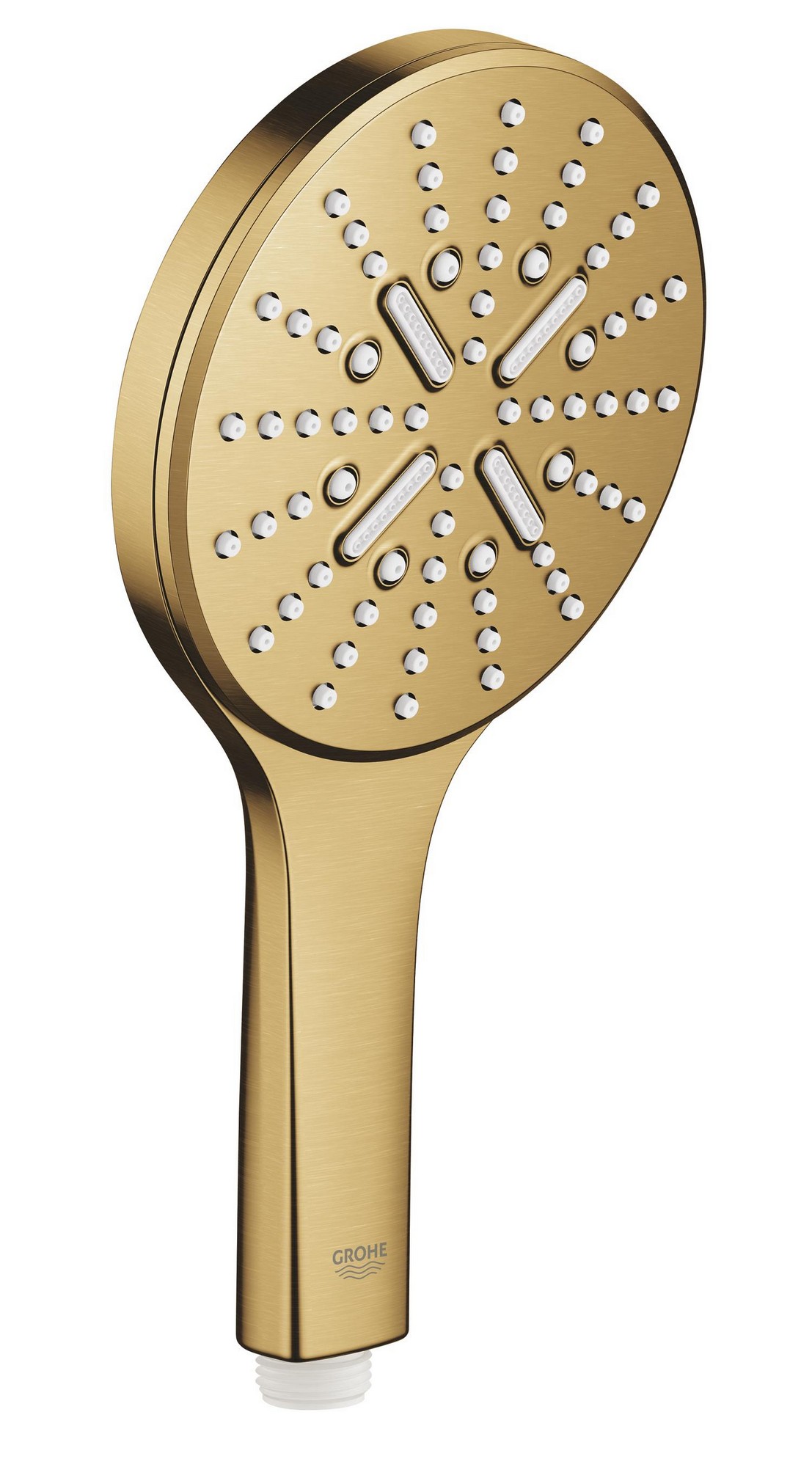 Sprcha ruční Grohe Rainshower SmartActive 130 3 proudy kartáčovaný Cool Sunrise 26574GN0