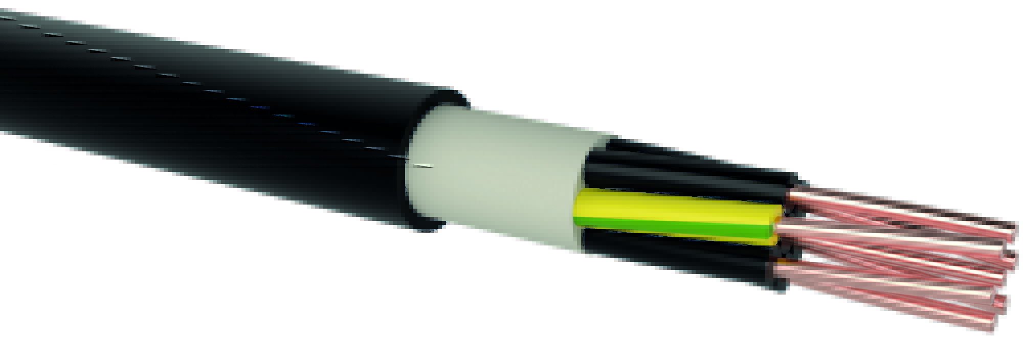 Kabel CYKY-J 7×1,5 RE 100 m/bal.