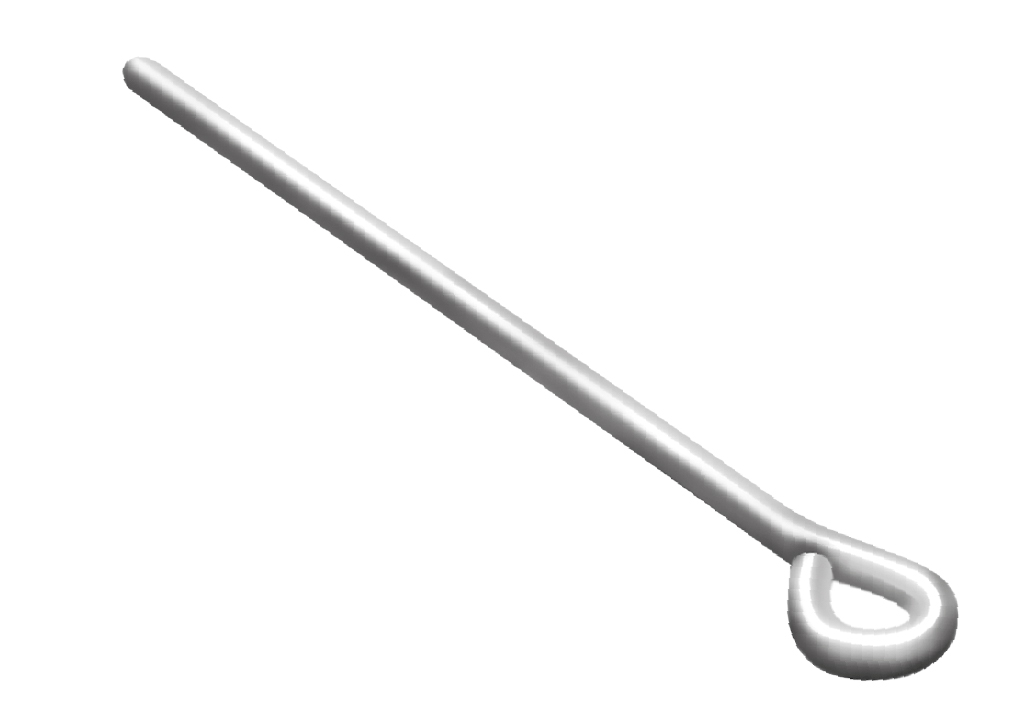 Drát s okem DK Mont 125 mm (15 ks/bal.)