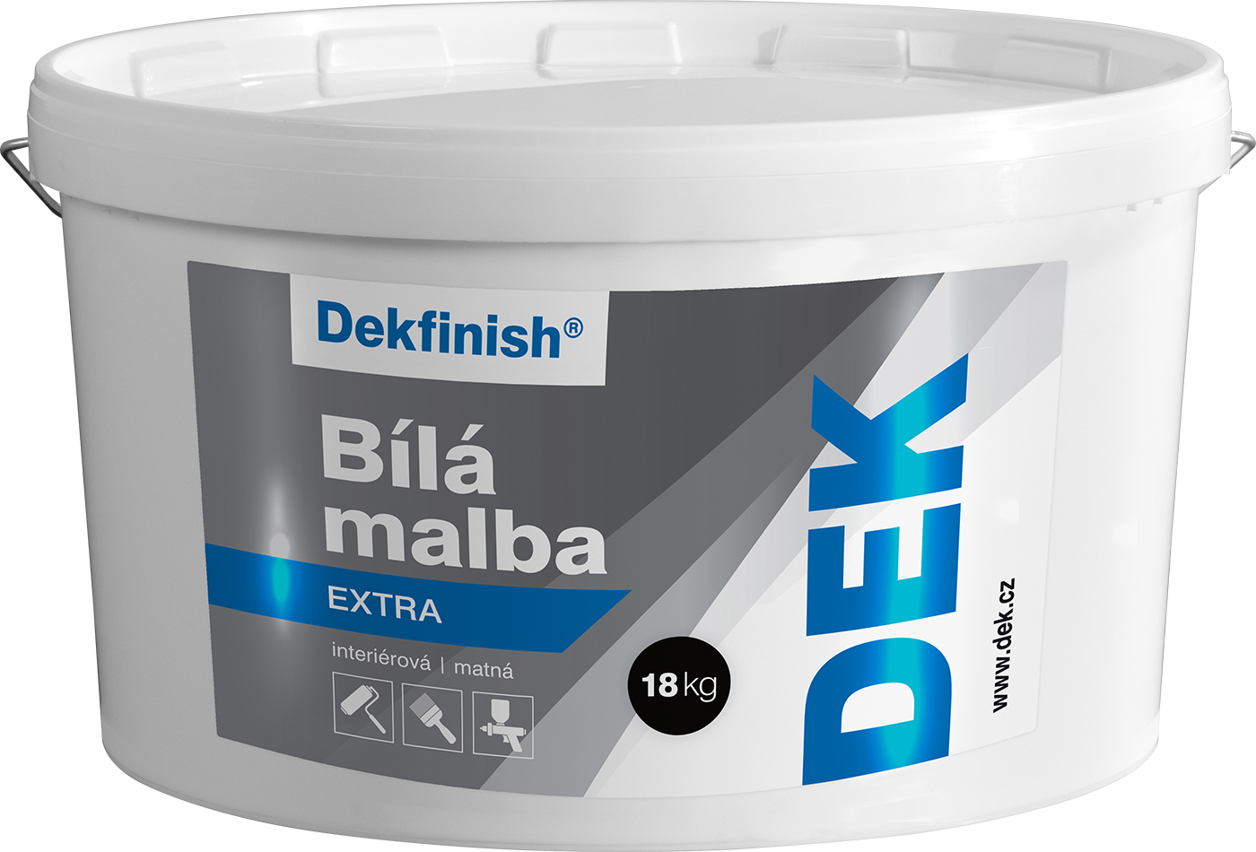 Malba interiérová DEKFINISH EXTRA bílá 18 kg