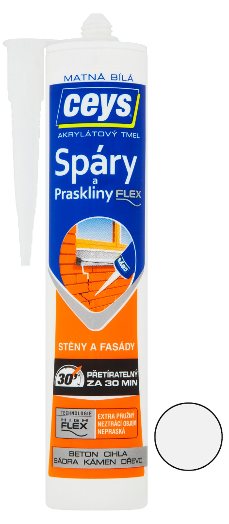 Tmel akrylový Ceys bílý 280 ml