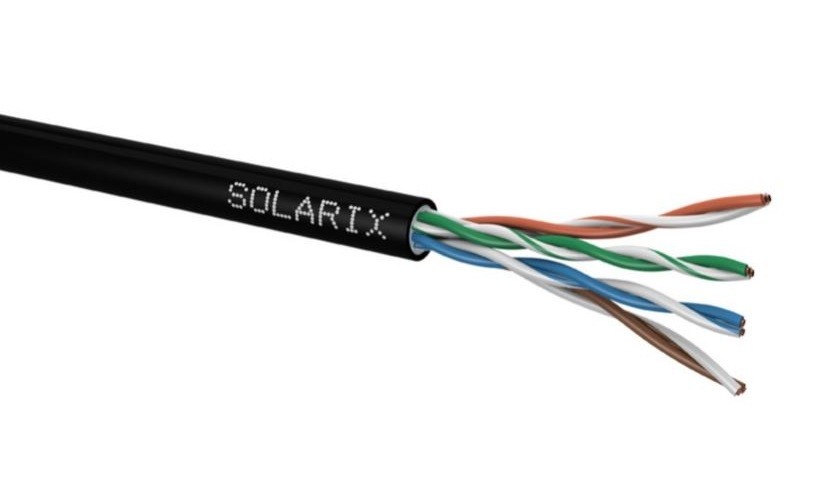 Kabel instalační Solarix CAT5E UTP nestíněný PE 305 m/bal.