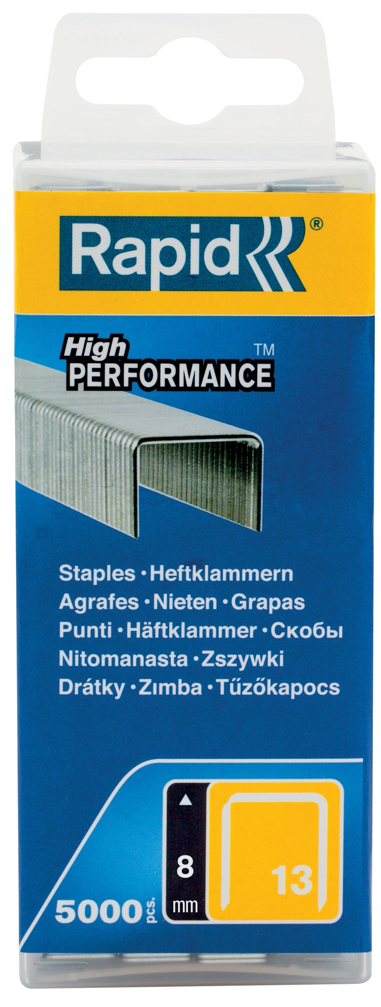 Spony Rapid High Performance 13 10,6×8×0,7 mm 5 000 ks