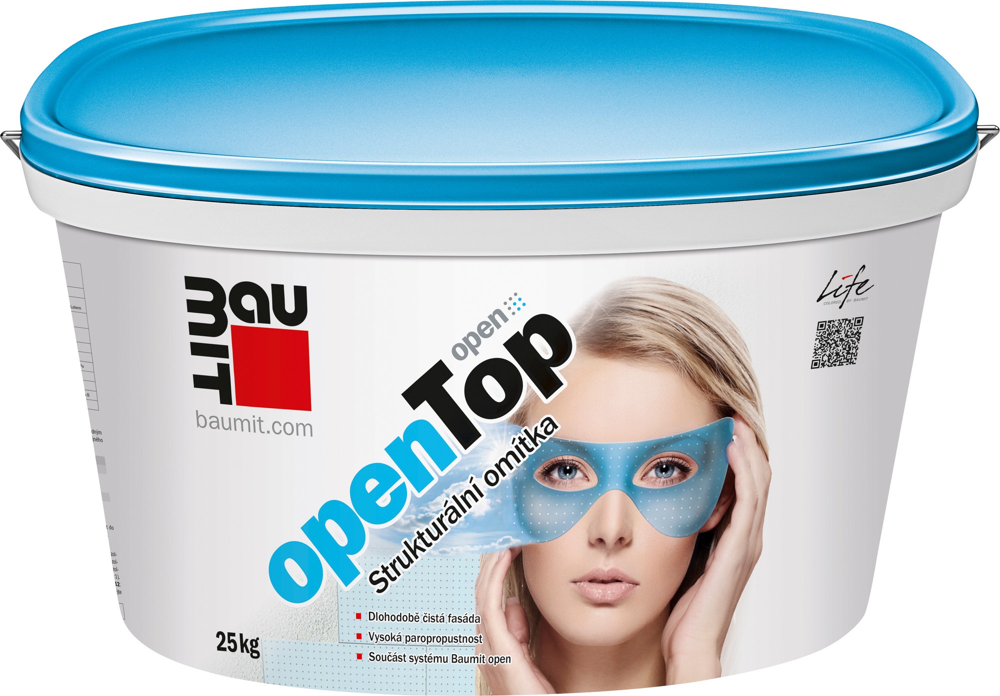 Omítka silikonová Baumit openTop škrábaná 1,5 mm 25 kg