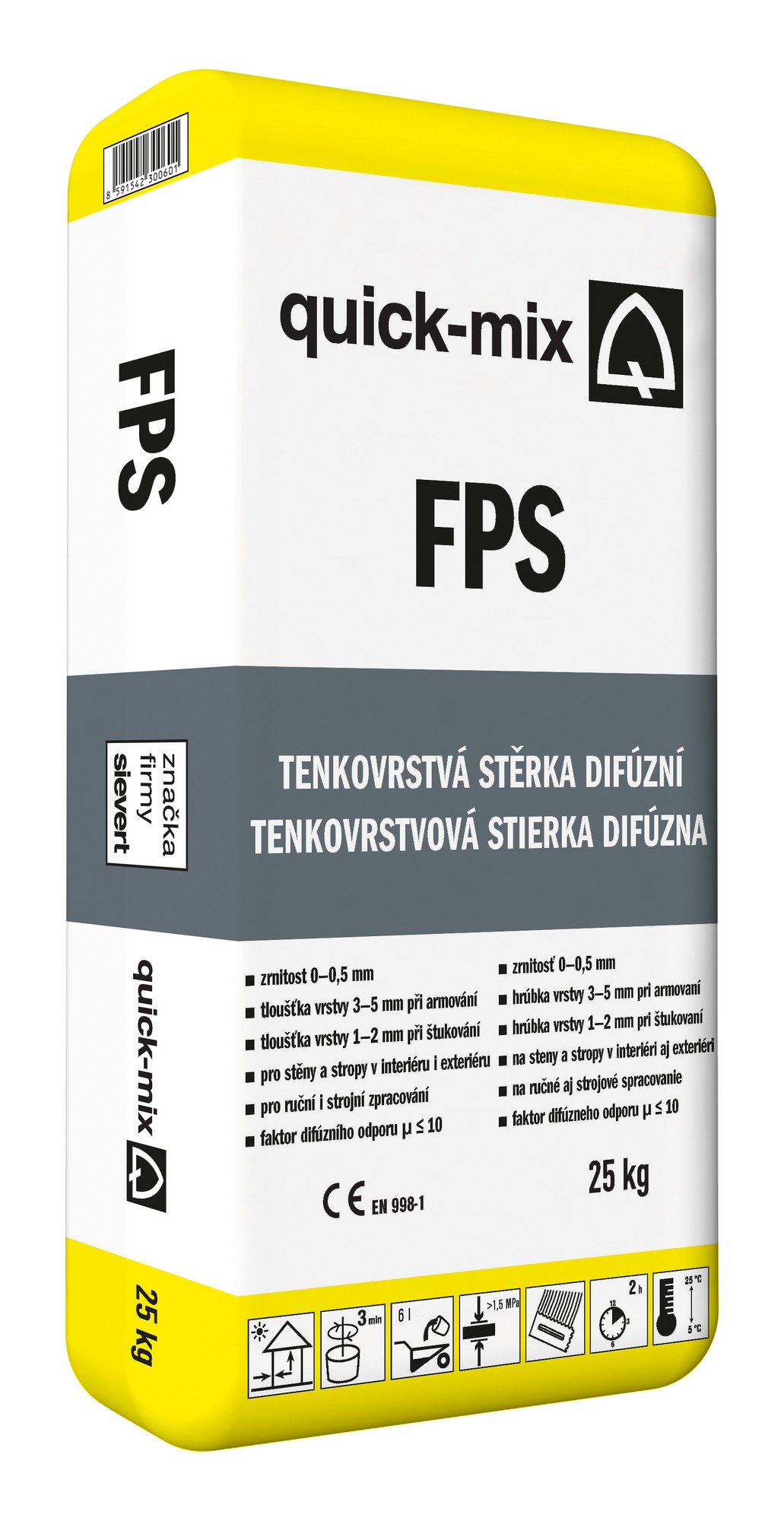 Hmota stěrková Sakret/Quick-mix FPS 25 kg