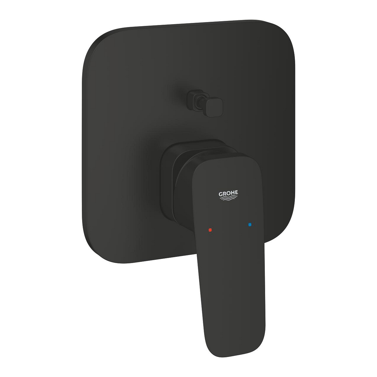 Díl nadomítkový Grohe Cubeo matte black s přepínačem 1017782430