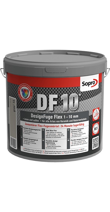 Hmota spárovací Sopro DF 10 světle šedá 1 kg