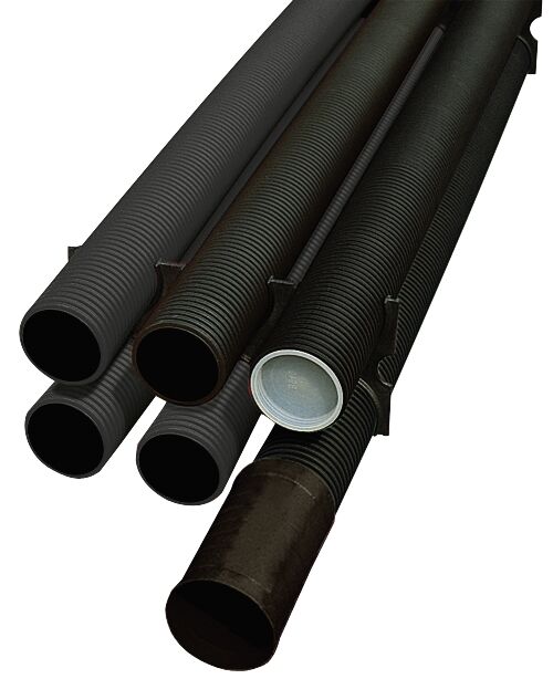 Chránička korugovaná pevná Fränkische Kabuflex černá 160 mm 3 m