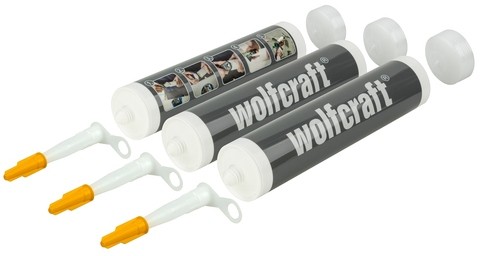 Kartuše prázdné Wolfcraft 310 ml 3 ks