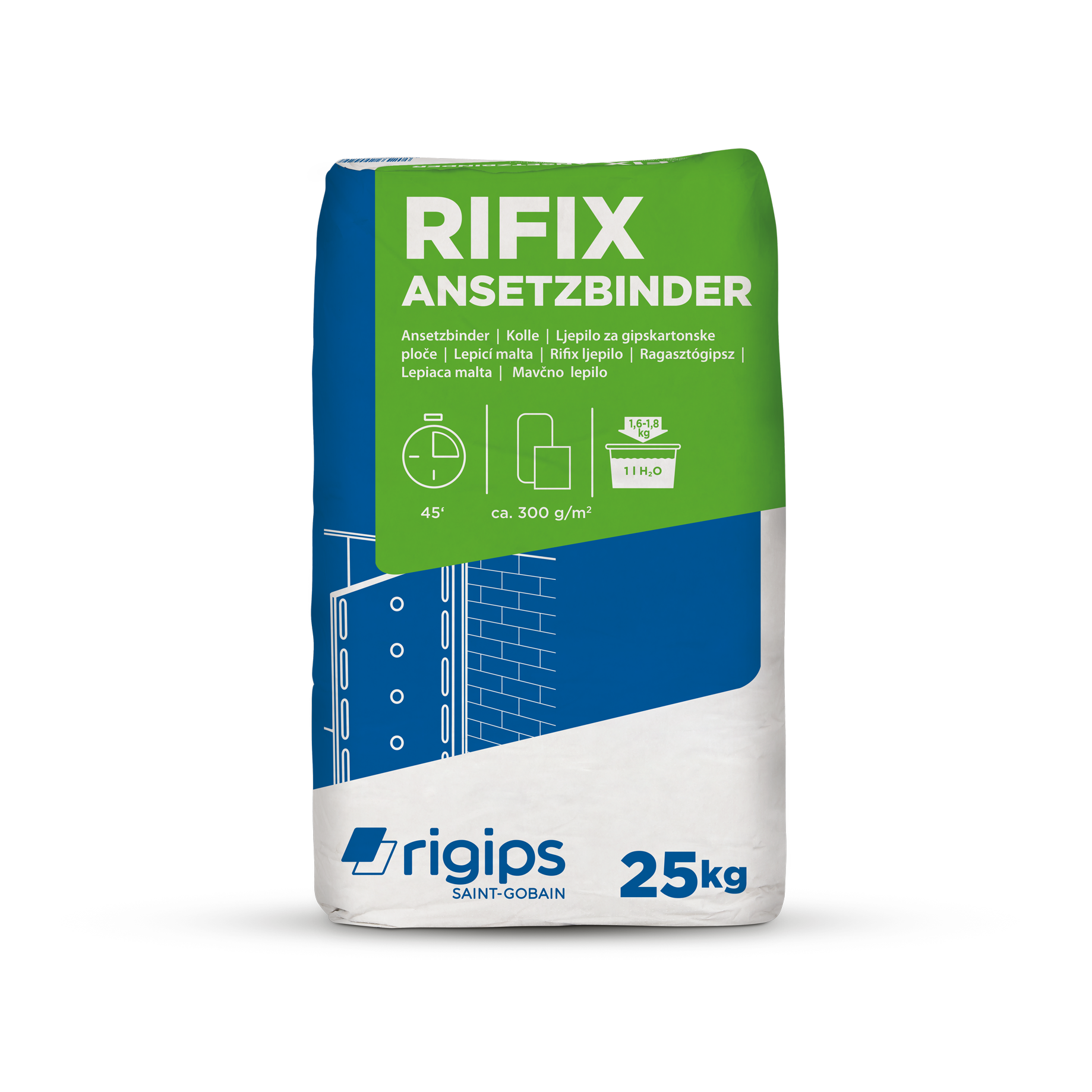 Tmel lepicí Rigips Rifix 25 kg