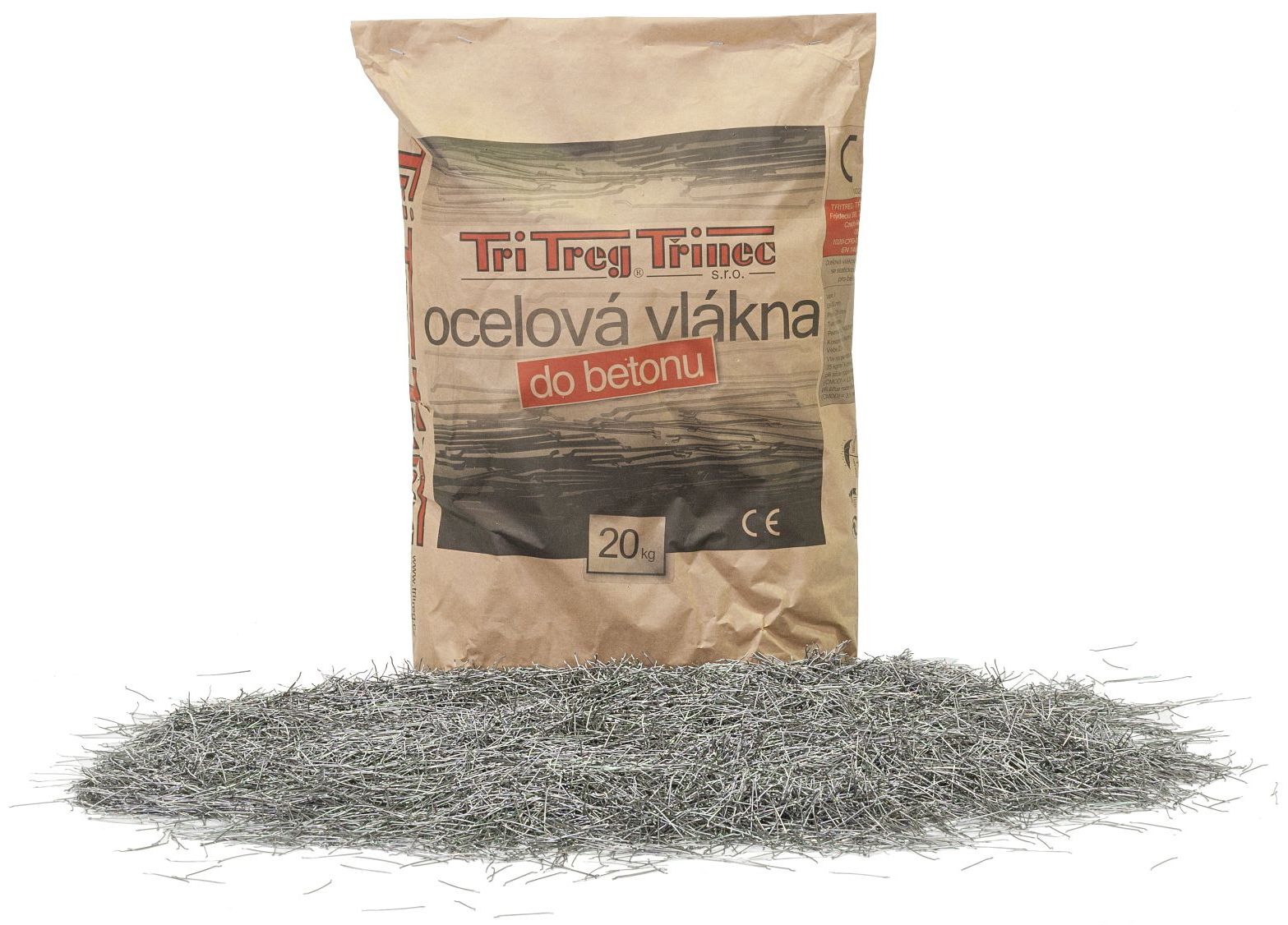 Vlákna ocelová do betonu TriTreg 20 kg