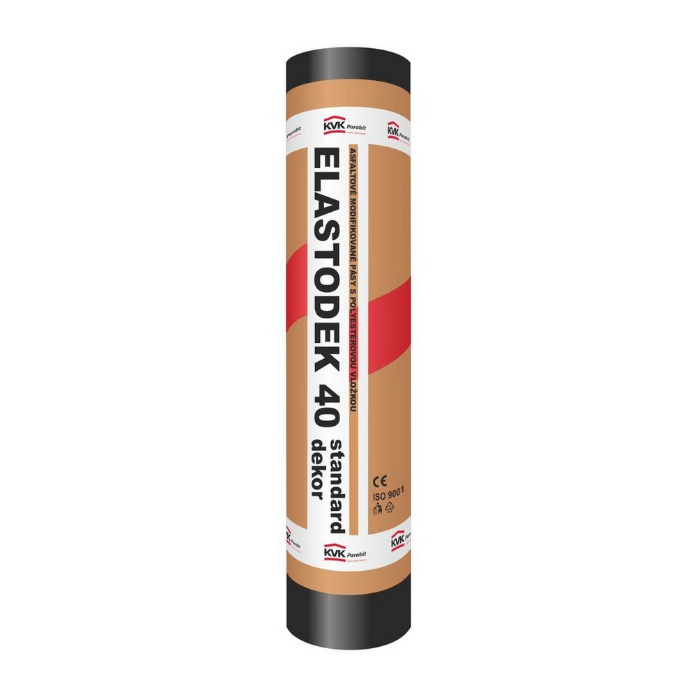 Asfaltový pás hydroizolační ELASTODEK 40 STANDARD DEKOR šedý (7,5 m2/role)