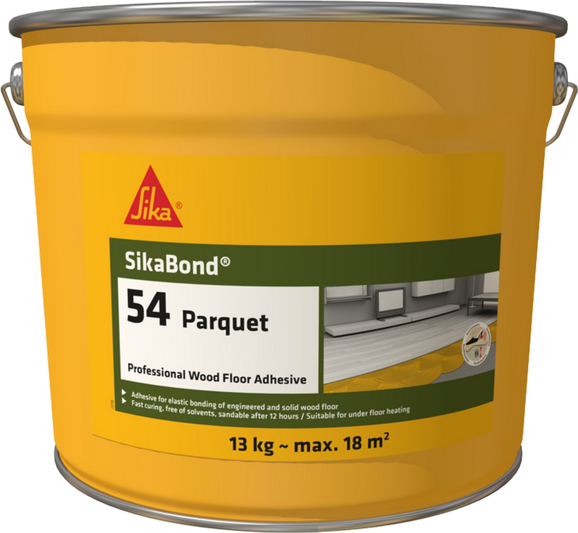 Lepidlo na dřevěné podlahy SikaBond-54 parquet 13 kg
