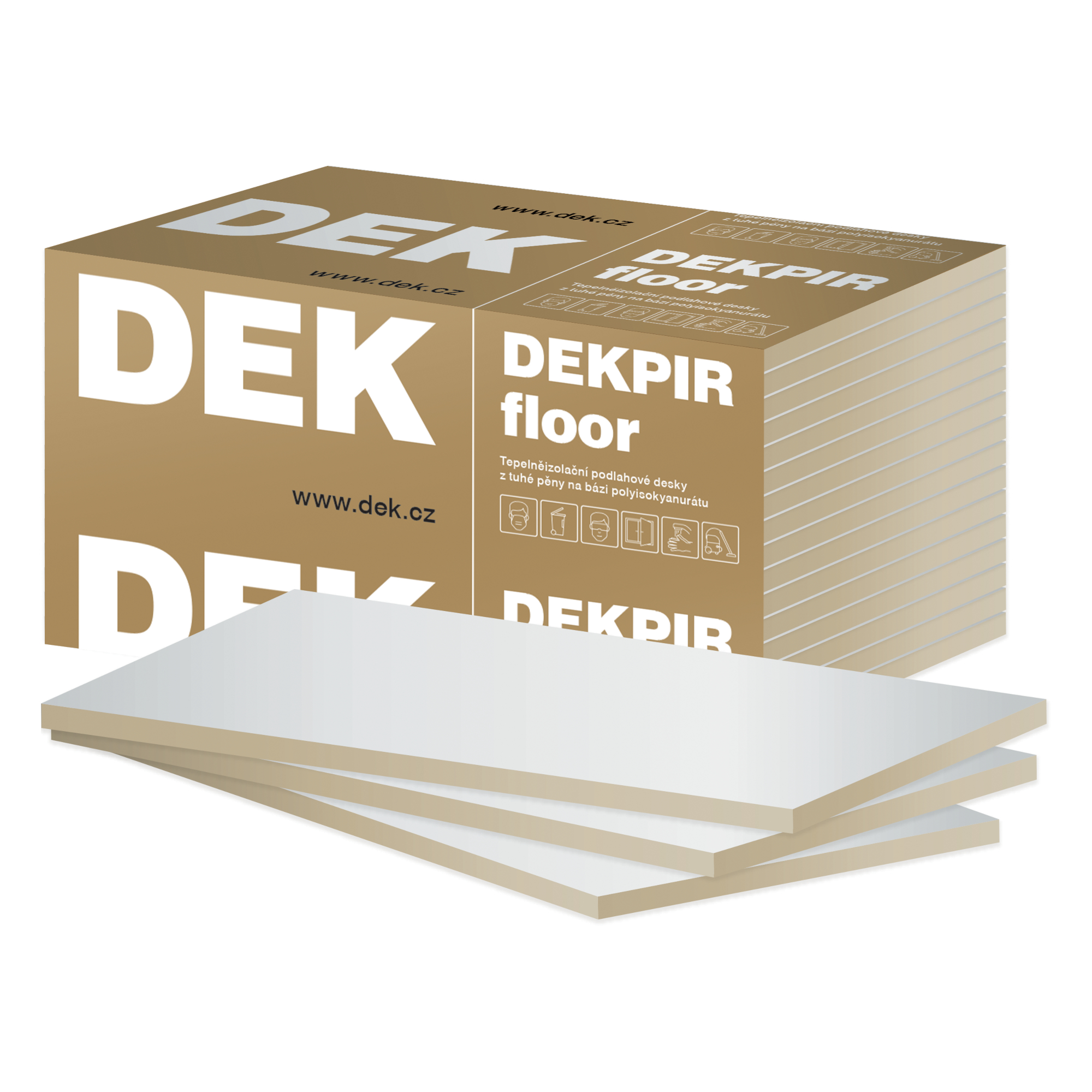 Tepelná izolace DEKPIR Floor 022 30 mm (11,52 m2/bal.)