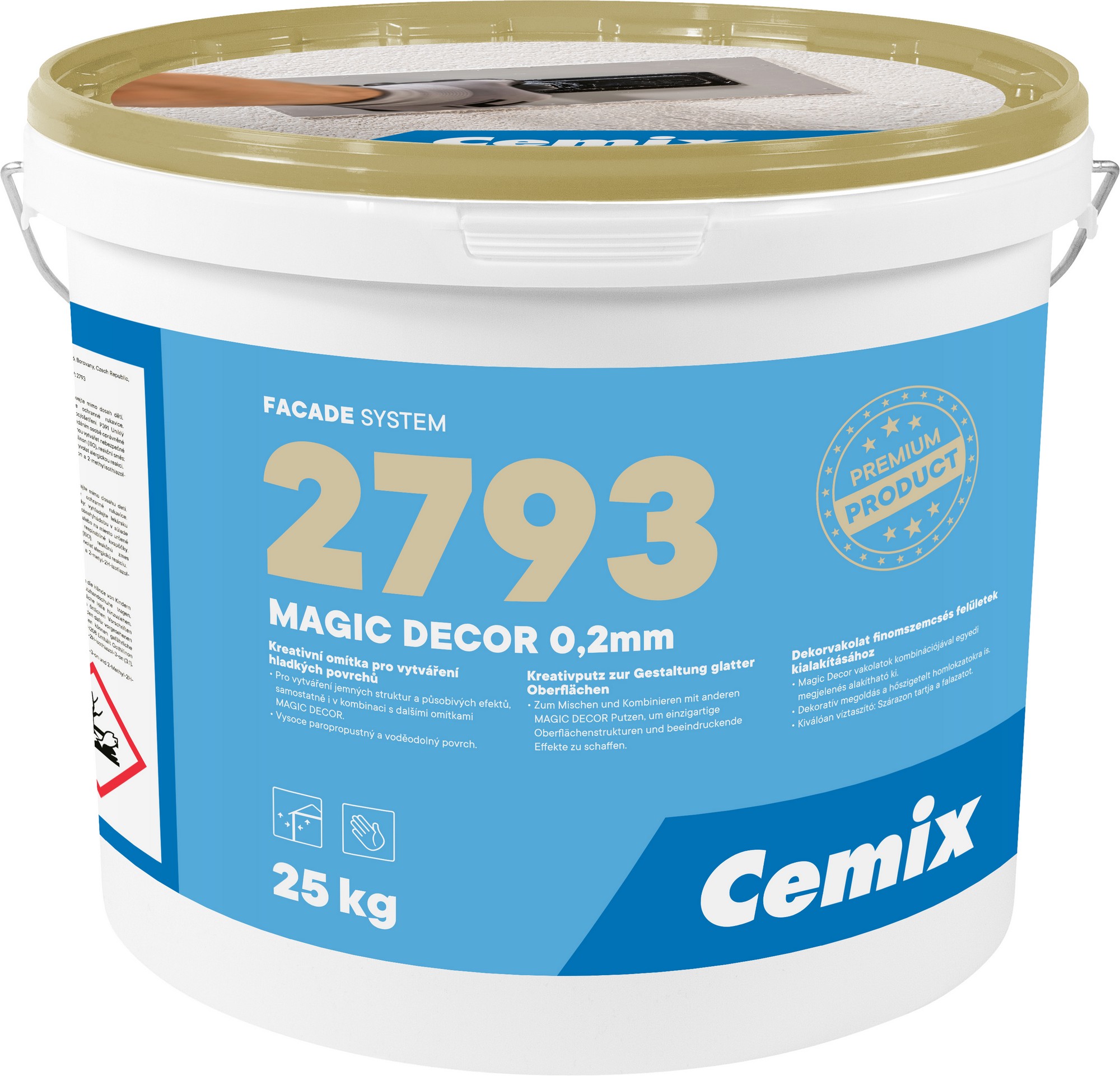 Omítka silikonová Cemix 2793 MAGIC DECOR 0,2 mm 25 kg