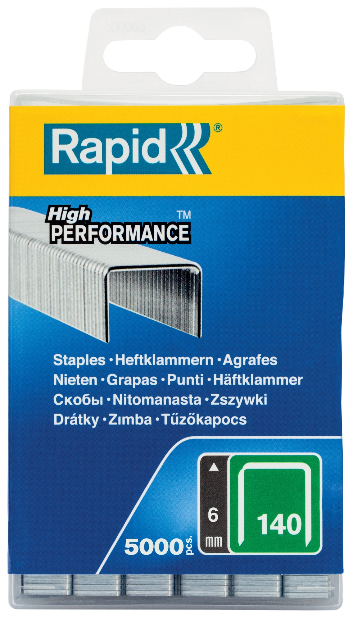 Spony Rapid High Performance 140 11,3×6×0,7 mm 5 000 ks