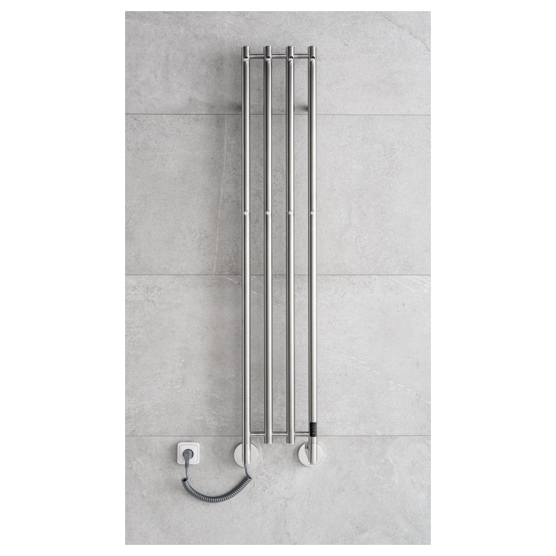 Sušák ručníků elektrický PMH Mona MO1SS-LK 331×1 553 mm leštěná nerez