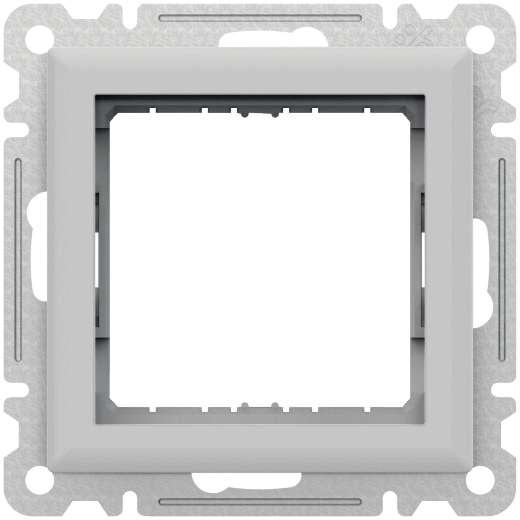 Adaptér k elektronickým přístrojům 45×45 mm Hager lumina bílá lesk