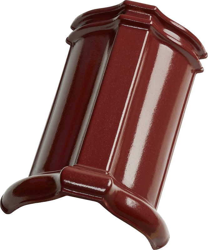 Hřebenáč drážkový Tondach glazura amadeus červená Hranice