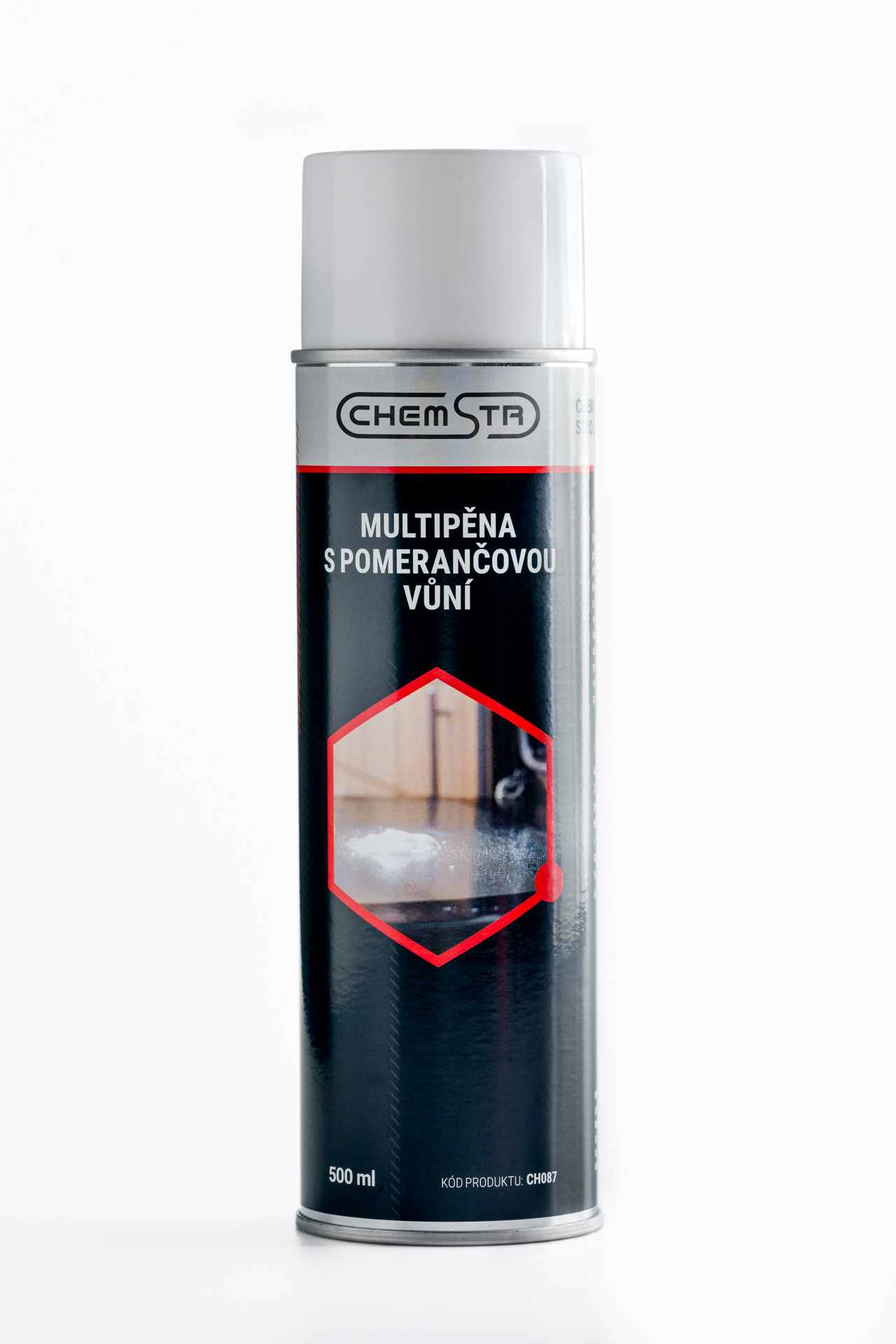 Čistič pěnový Chemstr Multipěna s pomerančovou vůní 500 ml