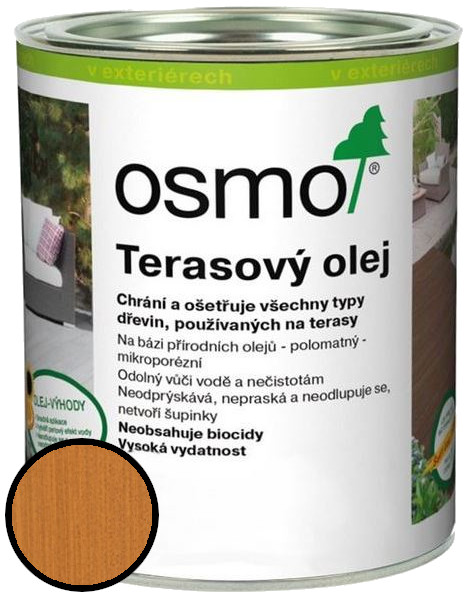 Olej terasový Osmo 009 modřín  2,5 l