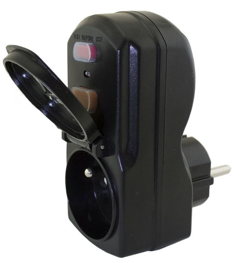 Chránič proudový zásuvka 230 V FKT FK-PRCD-2