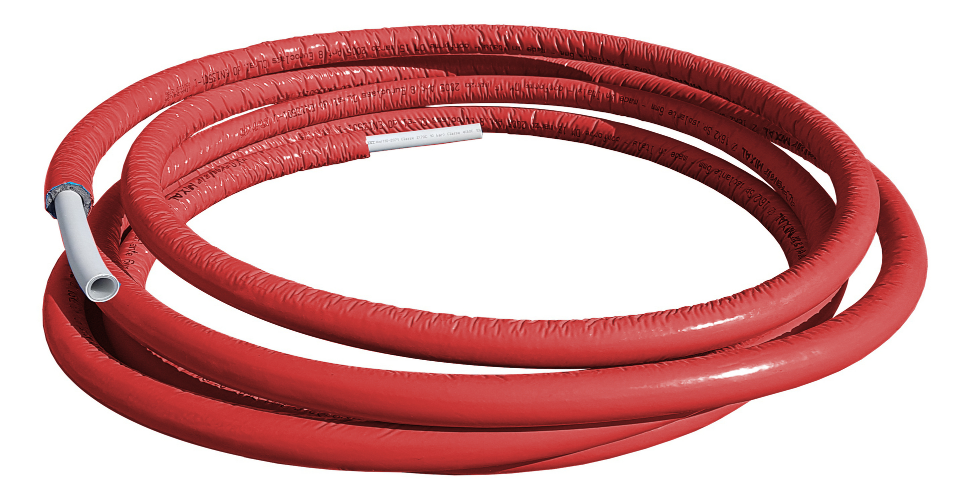 Trubka s izolací MIXAL 16×2 mm, izolace 6 mm, červená, 50 m