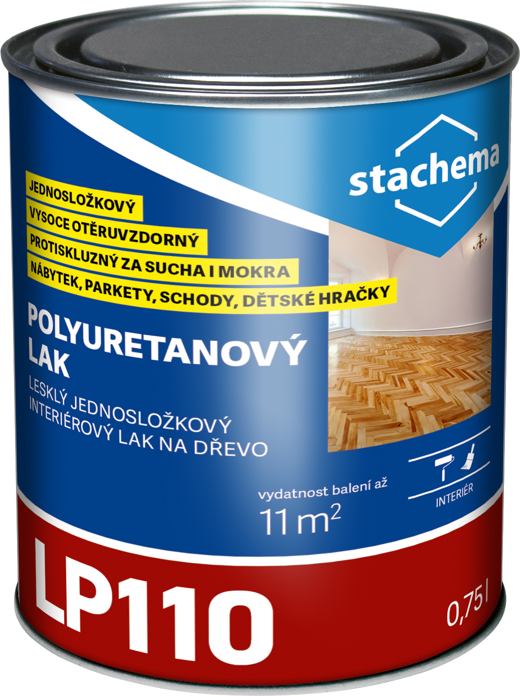 Lak polyuretanový Lignofix / LP110 lesklý 0,75 l