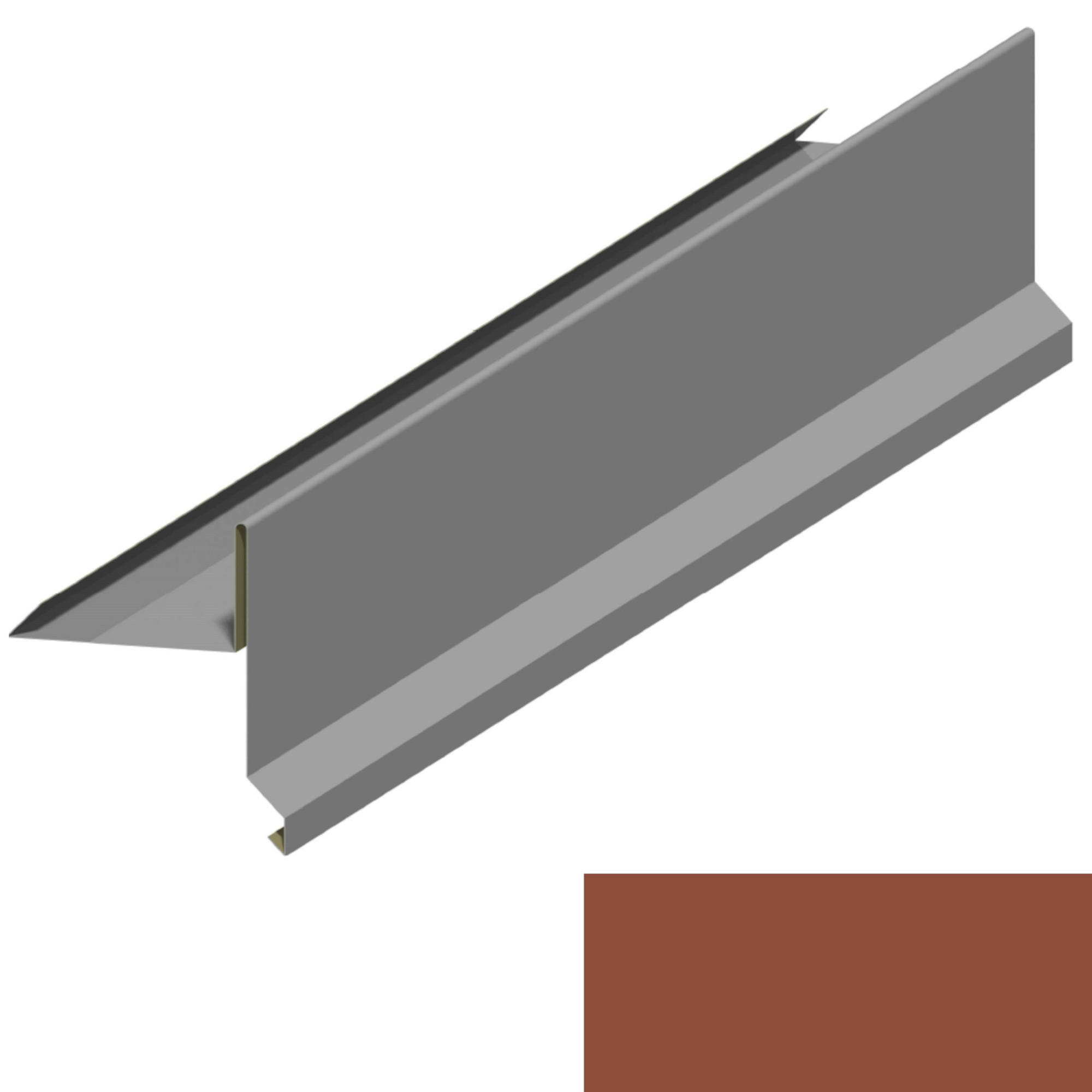 Závětrná lišta RS312SS SP 25 RAL 8004 cihlová