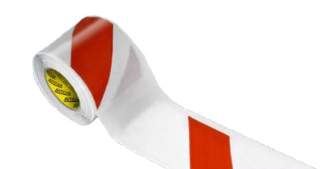Fólie výstražná Anticor bíločervená 250 m