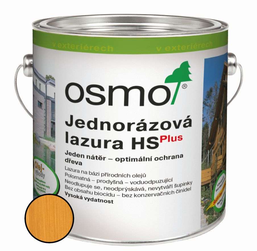 Lazura jednorázová Osmo HS plus 9221 borovice 2,5 l