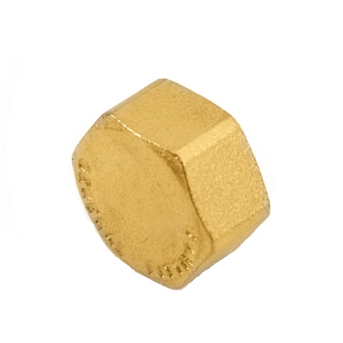 Víčko mosazné 3/4" F