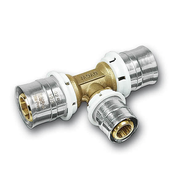 T-kus redukovaný Sanha 3fit-Press 32×20×26 mm