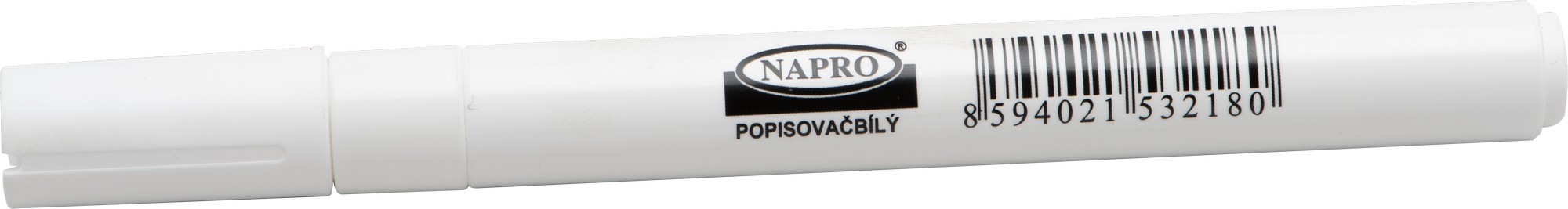 Popisovač na kabelové štítky bílá