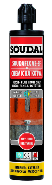 Kotva chemická Soudal SOUDAFIX VE-SF 280 ml