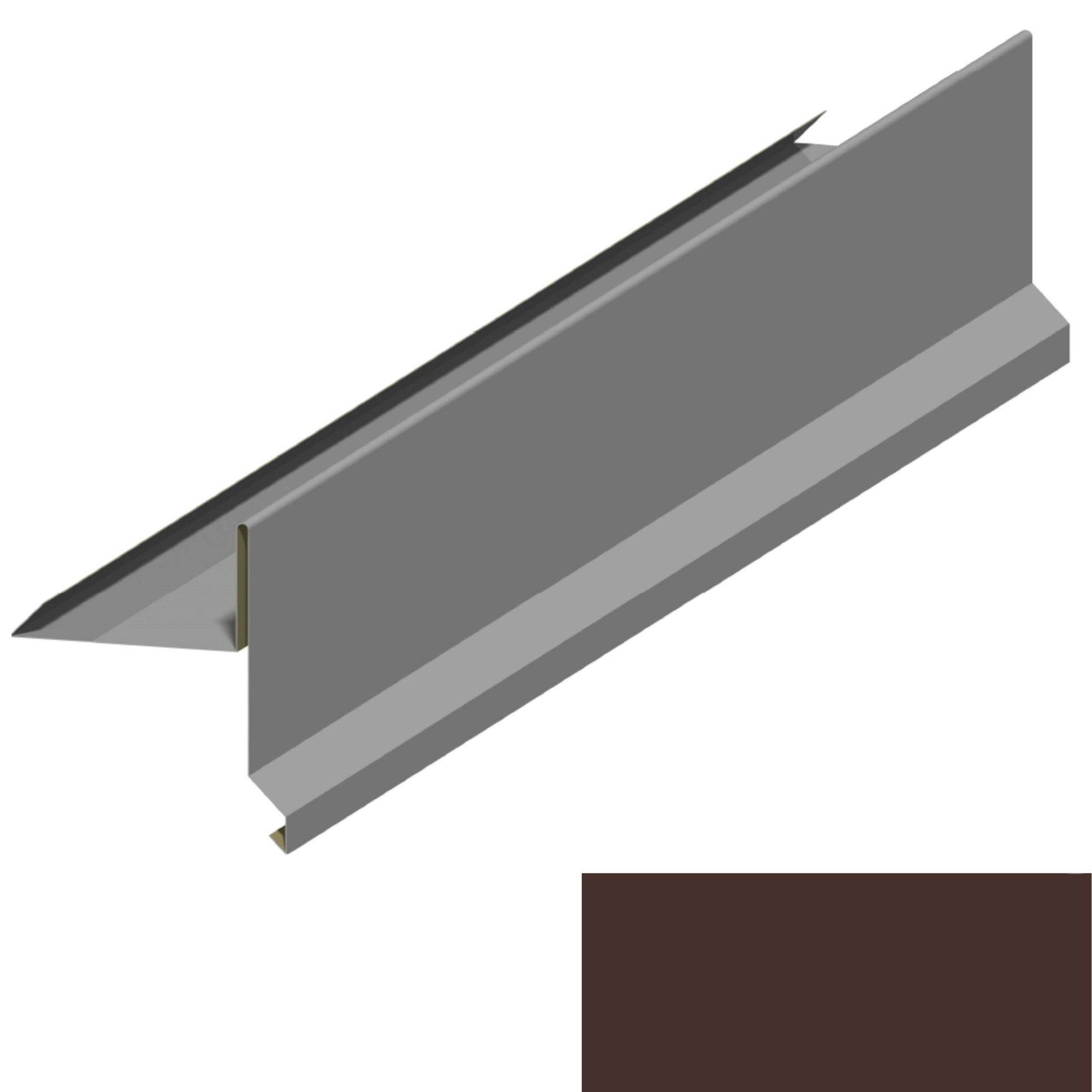 Závětrná lišta RS312SS SP 25 RAL 8017 hnědá