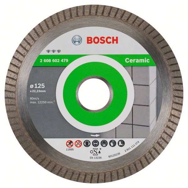 Kotouč DIA Bosch Best for Ceram EC Turbo 125×22,23×1,4×7 mm