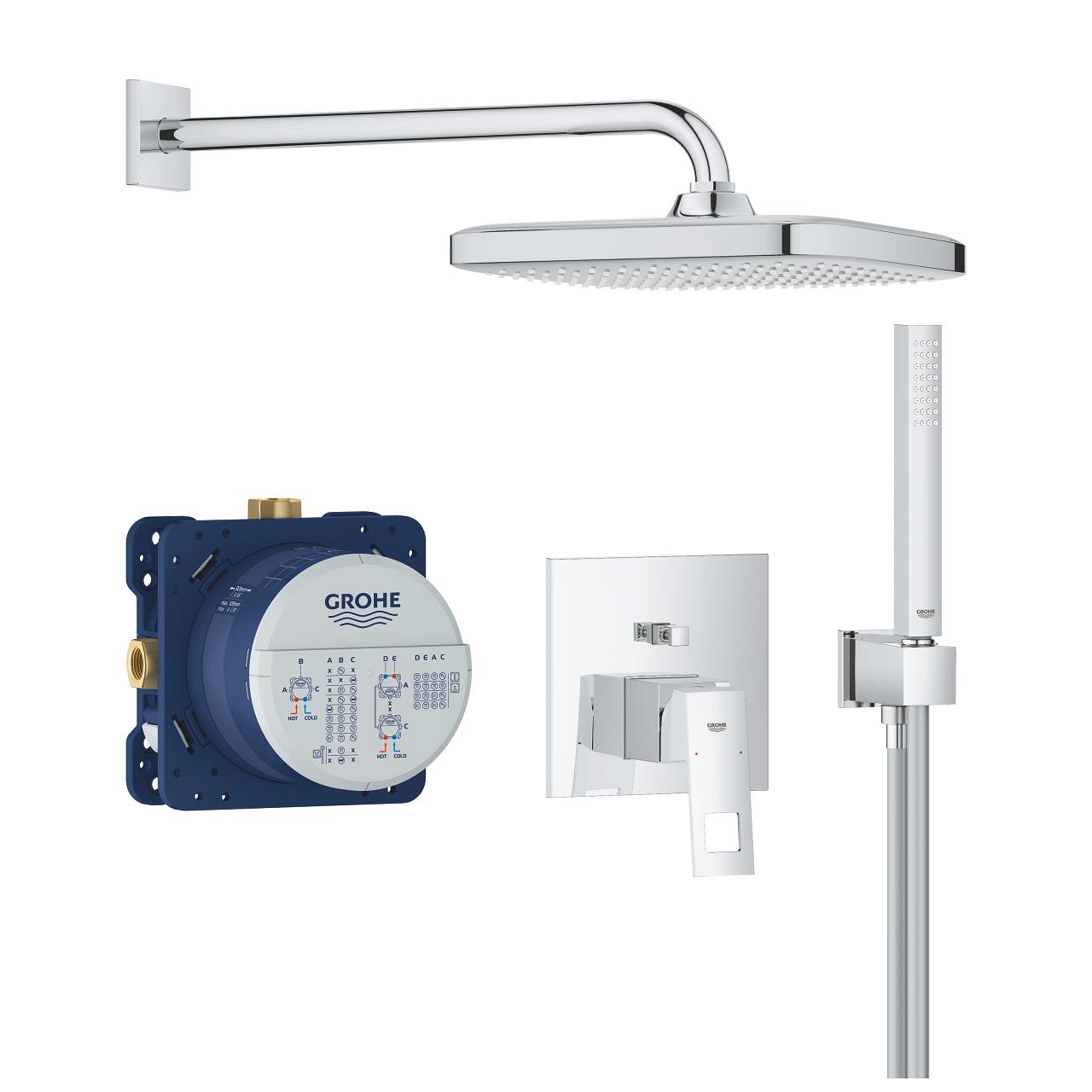 Systém sprchový Grohe Eurocube s s Tempesta 250 Cube 25289000