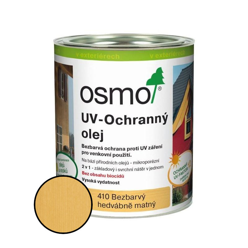 Olej UV ochranný Osmo 410 bezbarvý, 0,75 l
