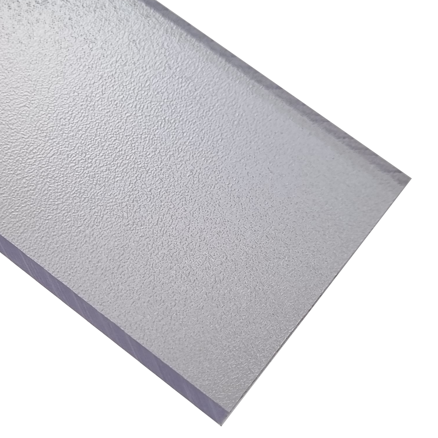 Deska polykarbonátová plná strukturovaná TEX 6 2UV čirá 1 400×4 500 mm