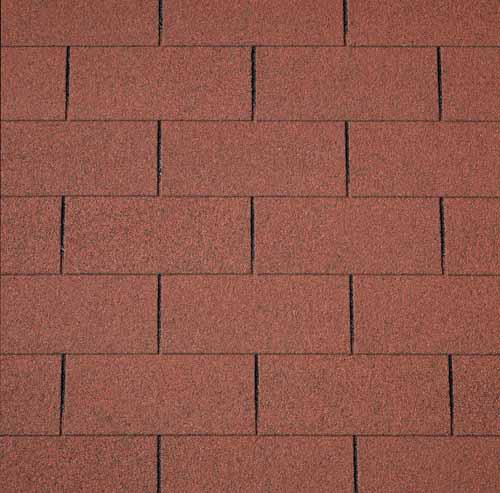 Šindel asfaltový IKO Superglass 10 Cihlově červená 3,0 m2