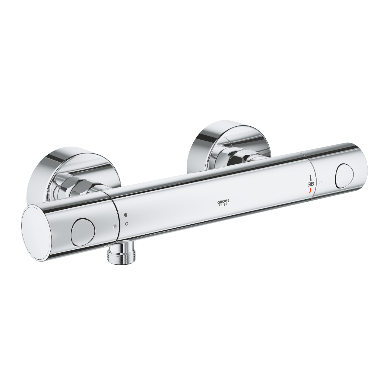 Levně Baterie sprchová termostatická Grohe Grohtherm 800 Cosmopolitan 150 mm chrom bez přepínače 34765000
