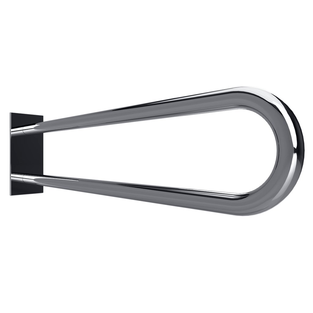 Madlo podpěrné ve tvaru U Bemeta Help 813 mm s krytkou nerez lesklý