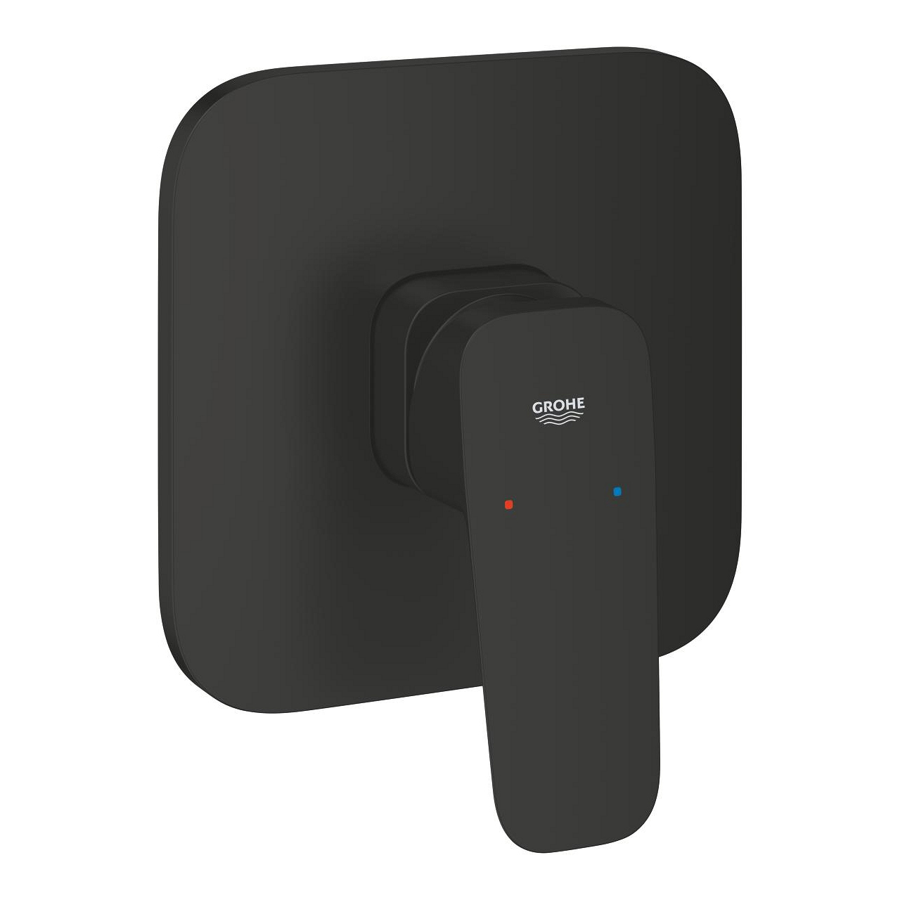 Díl nadomítkový Grohe Cubeo matte black bez přepínače 1017772430