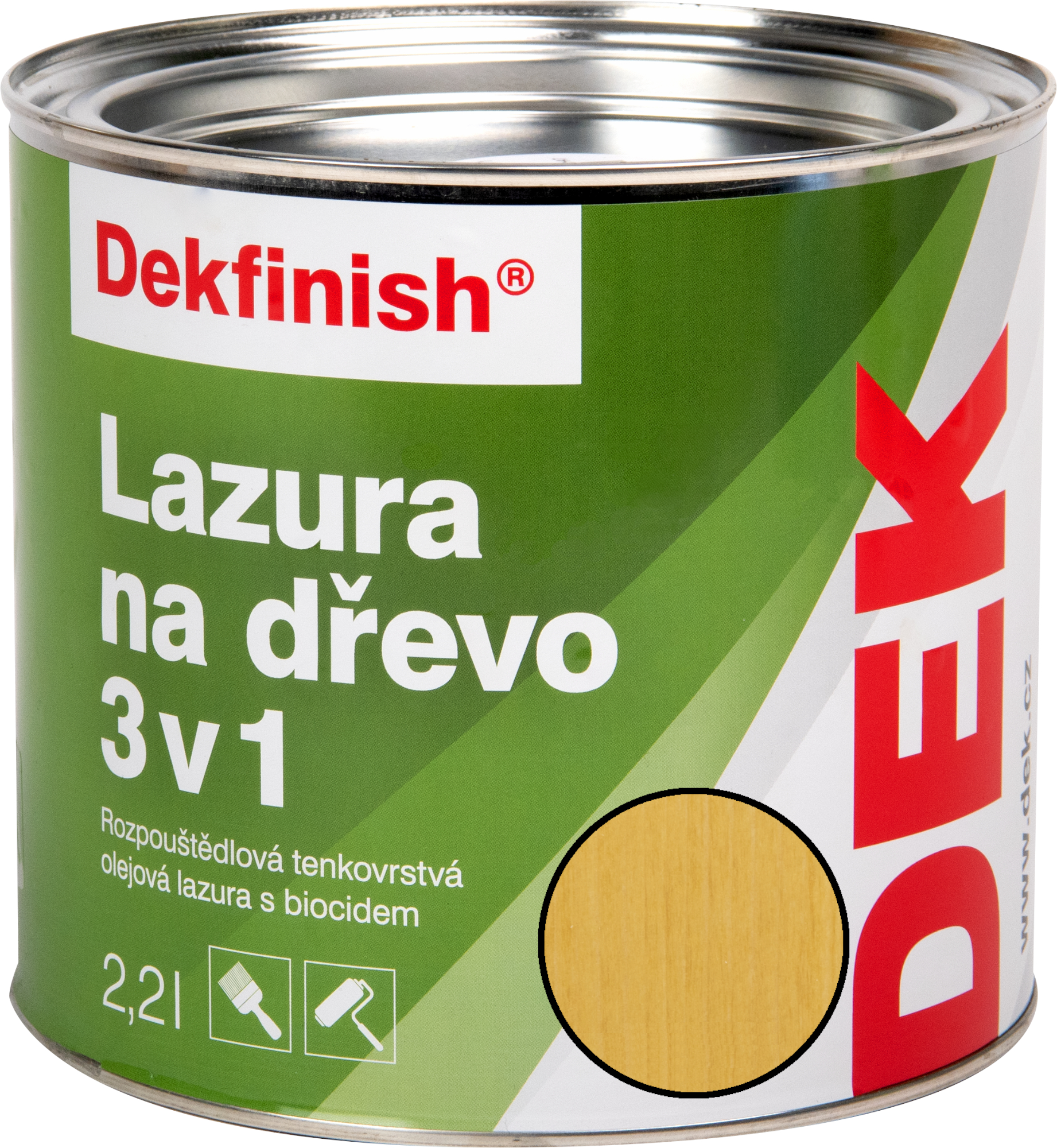 Lazura na dřevo DEKFINISH DL500 3 v 1 pinie 2,2 l
